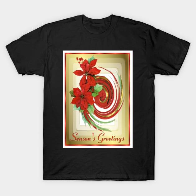 Christmas Swirl T-Shirt by SpiceTree